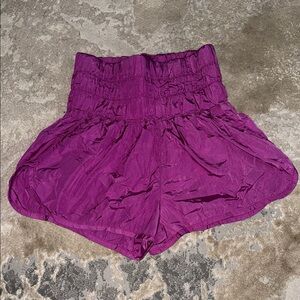 Free People High Waist Purple Shorts